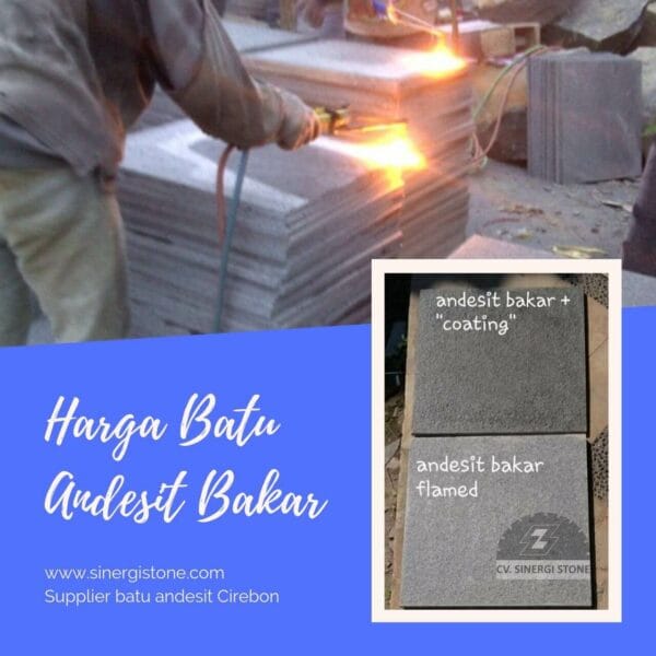 Harga Batu Andesit Bakar