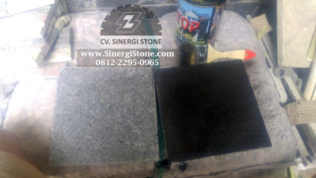 coating batu alam andesit Sinergi Stone