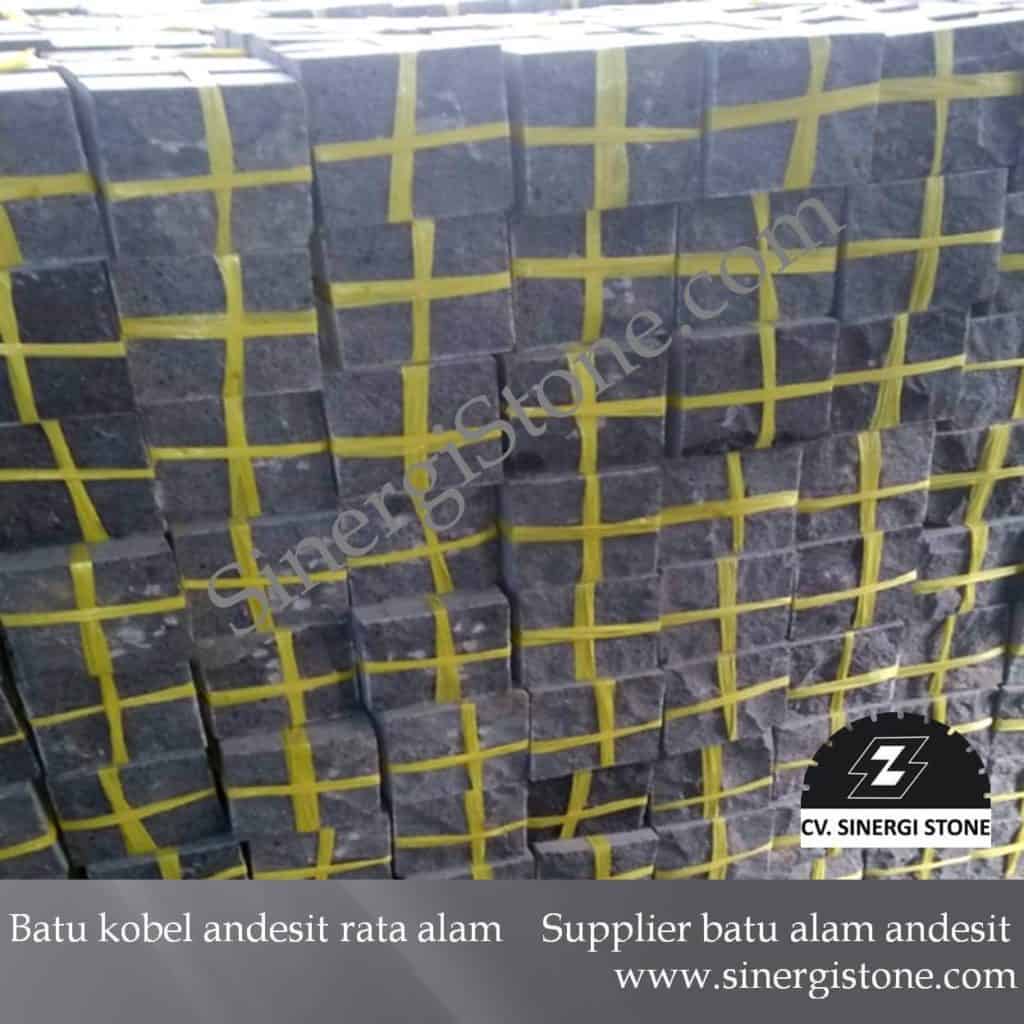 harga batu kobel andesit rata alam