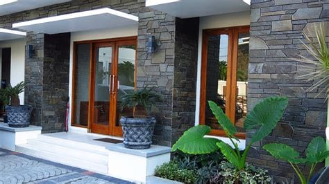 model rumah minimalis batu alam terbaru