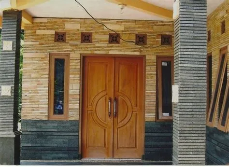 ide keramik dinding depan rumah minimalis