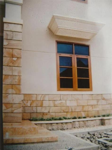 contoh desain rumah minimalis pakai batu alam