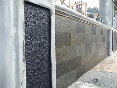 aneka desain pagar batu alam rumah idaman