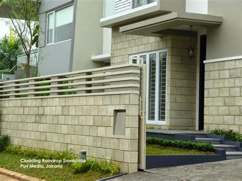 menilik rumah minimalis variasi batu alam desain rumah