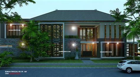 fasad rumah minimalis batu alam rudiju