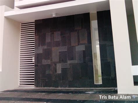 rumah minimalis lantai dinding batu alam desain rumah