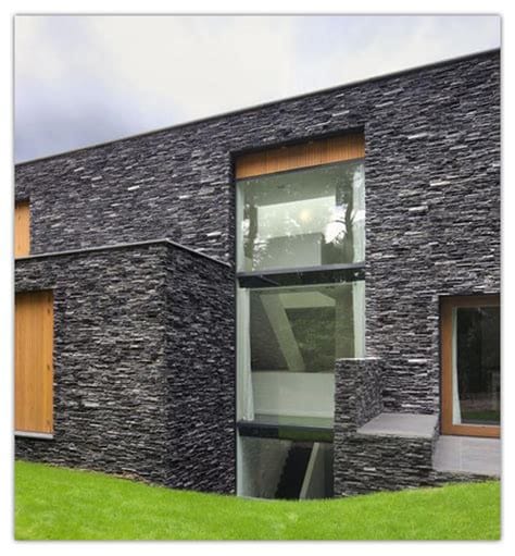 desain rumah minimalis batu alam terbaik desain rumah