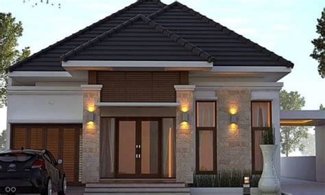 model desain rumah minimalis tampak depan terbaik