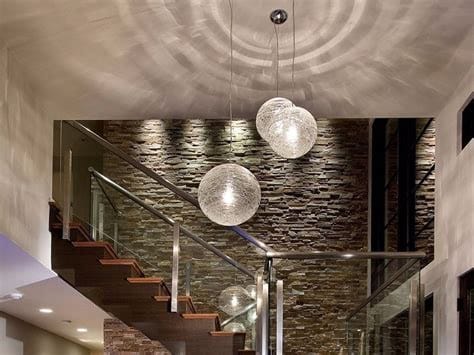 contoh kreasi desain keramik batu alam interior rumah
