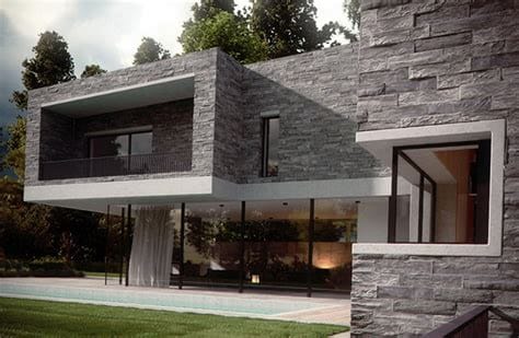 model rumah minimalis batu alam terbaru