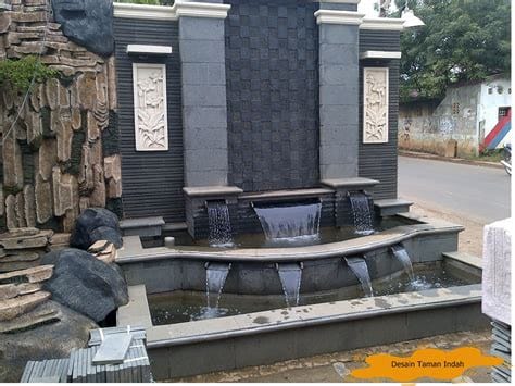 contoh desain rumah minimalis modern batu alam