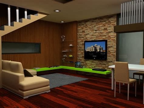 desain rumah batu alam minimalis update