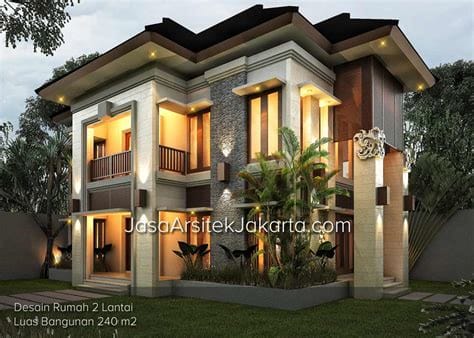 desain rumah lantai luas bangunan umasodha