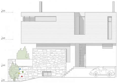 rumah modern minimalis tampak depan batu alam