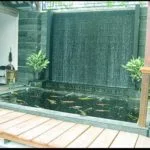 Kolam Ikan Minimalis Batu Alam