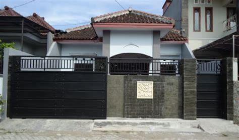 gambar pagar batu alam minimalis rumah impian