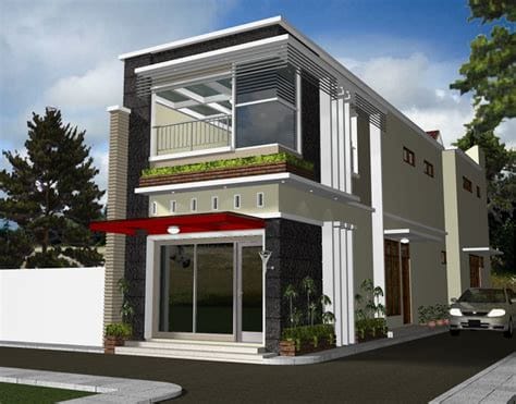desain ruko minimalis lantai jual batu alam ide buat