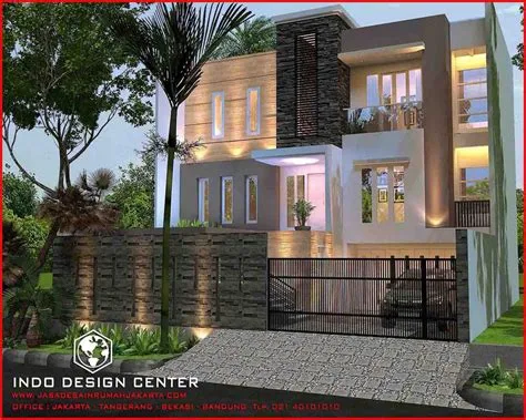 desain rumah pakai batu alam