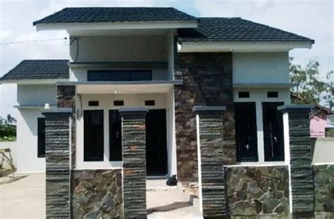 desain rumah full batu alam rumah desain minimalis