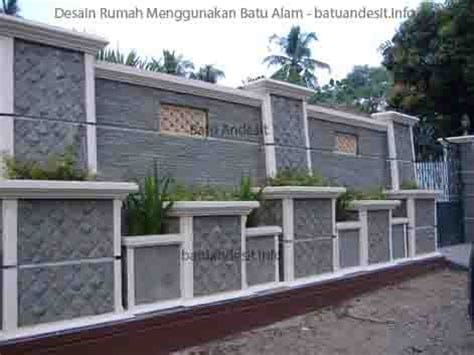 desain rumah menggunakan batu alam batuandesitinfo