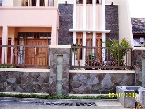 model gambar desain pagar rumah minimalis besi