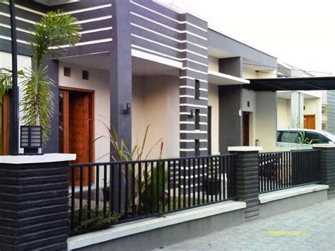 model pagar rumah kayu desain rumah minimalis