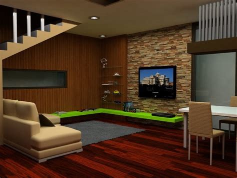 desain teras rumah batu alam renovasi rumahnet
