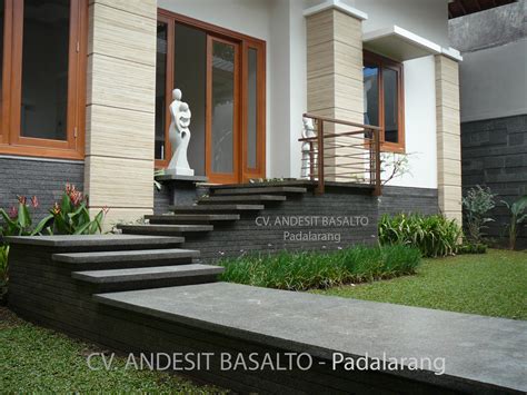 aneka inspirasi rumah batu alam minimalis modern terbaru
