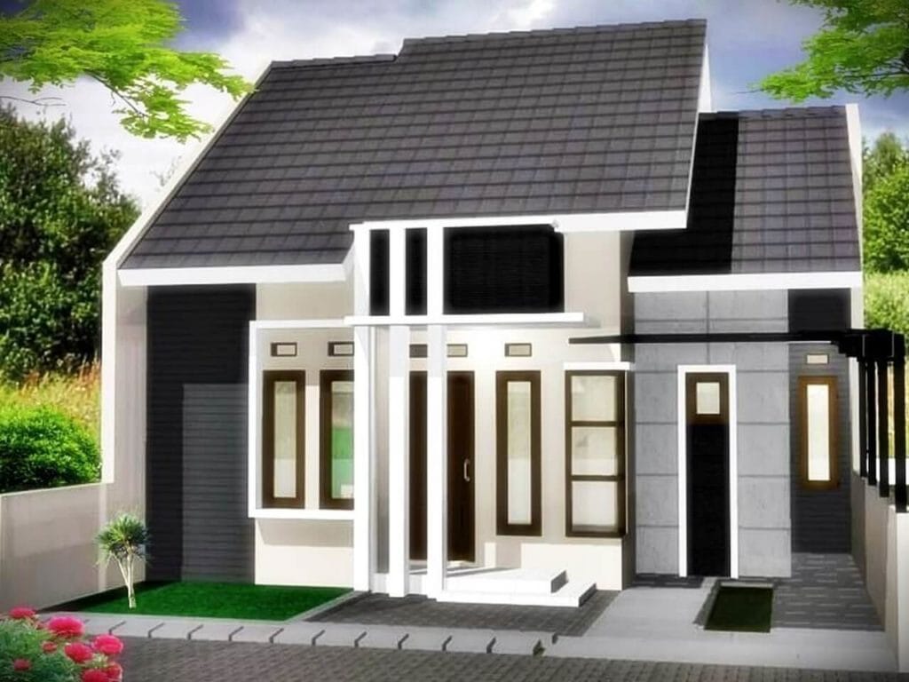 Rumah Minimalis Dominasi Putih