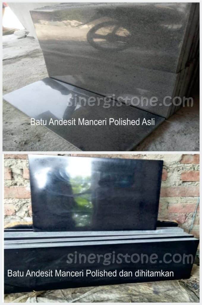 Jenis batu andesit polished Manceri