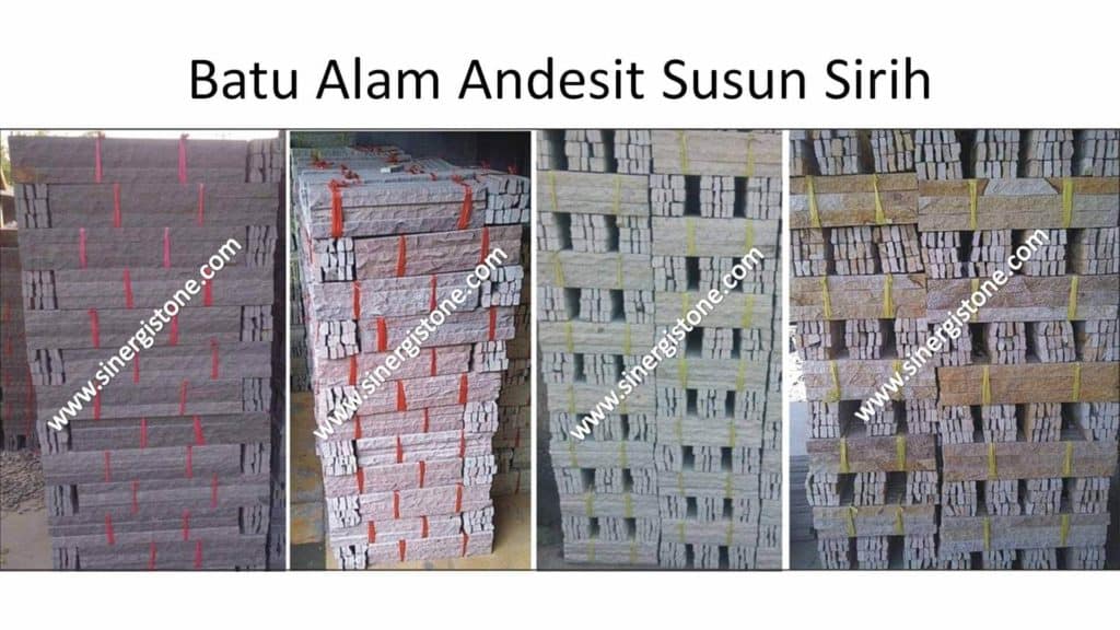 harga batu alam andesit susun sirih