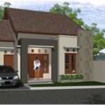 Desain Rumah Minimalis Tampak Depan dengan Batu Alam