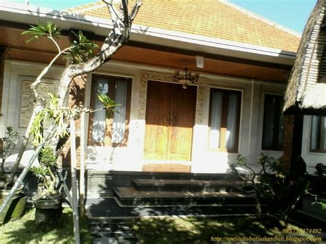 rumah minimalis desain putih polos spesialis batu alam bali