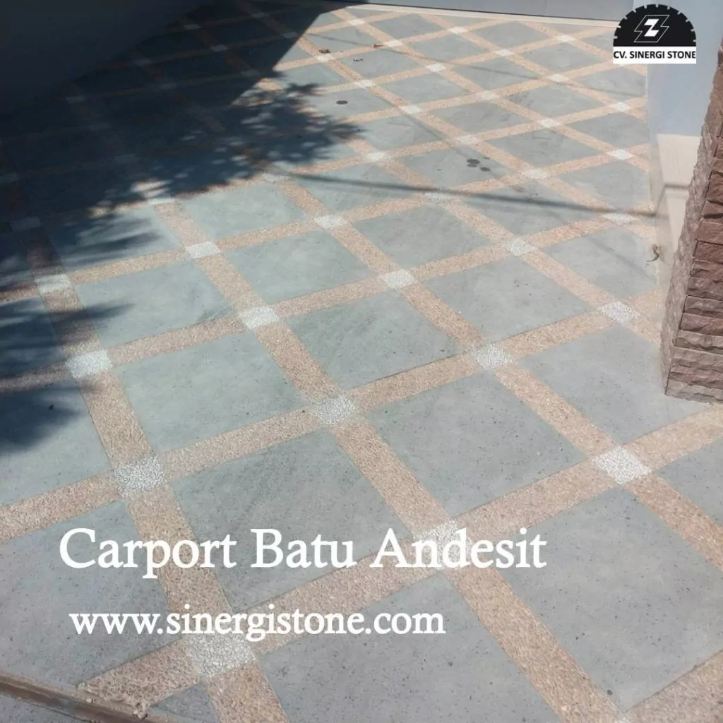 Carport Batu Alam: Panduan Lengkap & Inspiratif 4 carport batu alam andesit