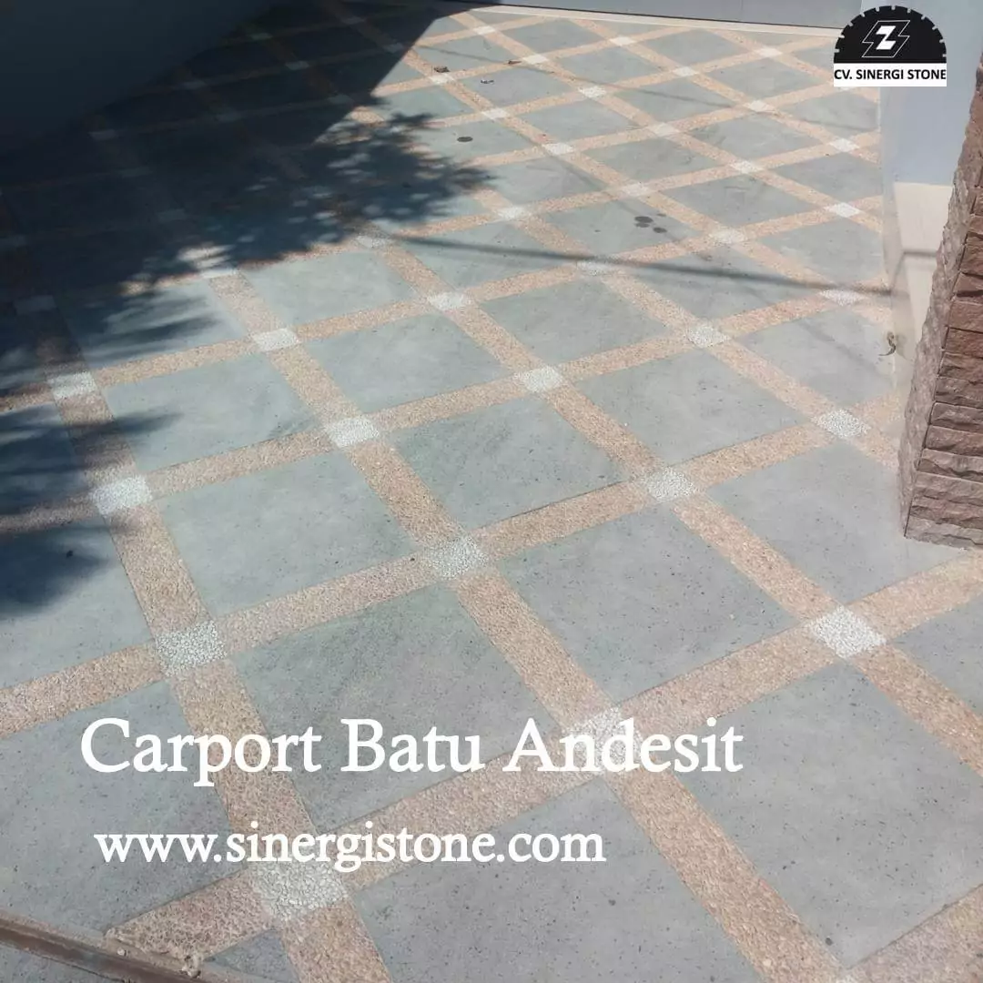 carport batu alam andesit