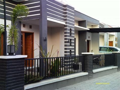 pagar minimalis batu alam andesit