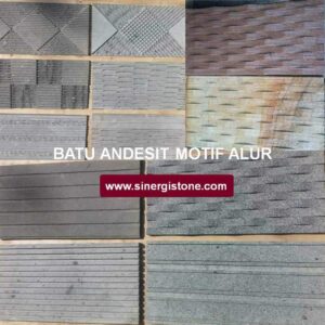 batu andesit alur motif lengkap