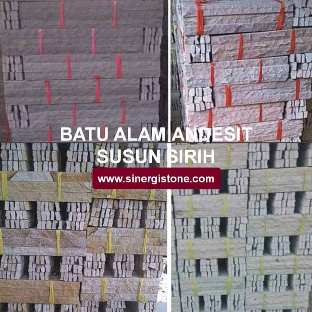 jual batu andesit susun sirih