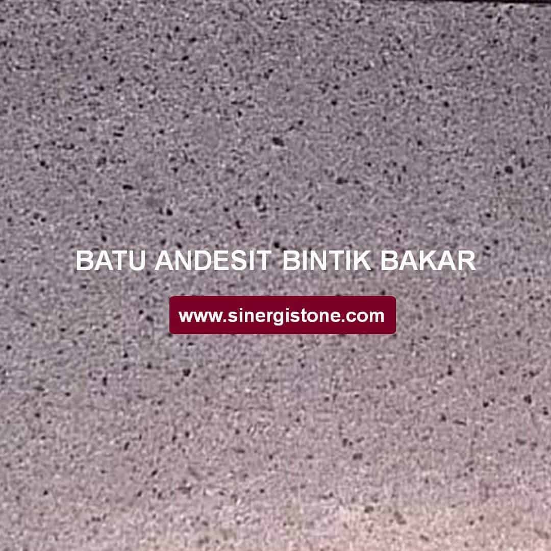 batu andesit bintik bakar