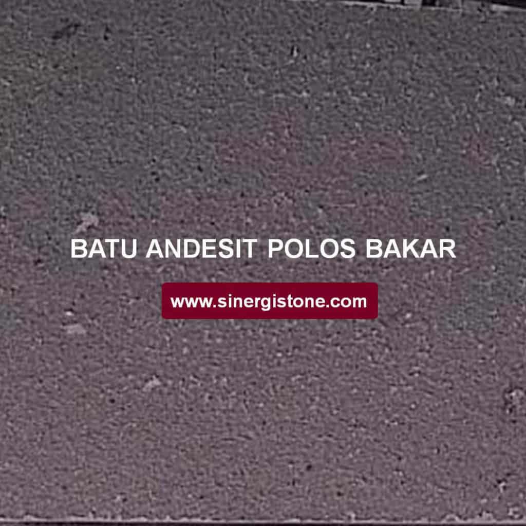 batu andesit polos bakar