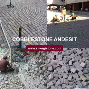 harga batu kobel andesit / cobblestone per meter persegi