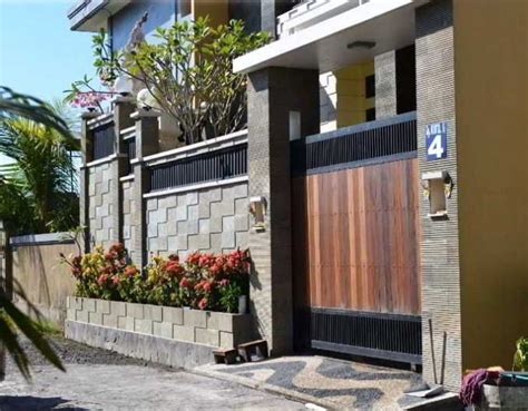 inspirasi desain pintu pagar rumah minimalis