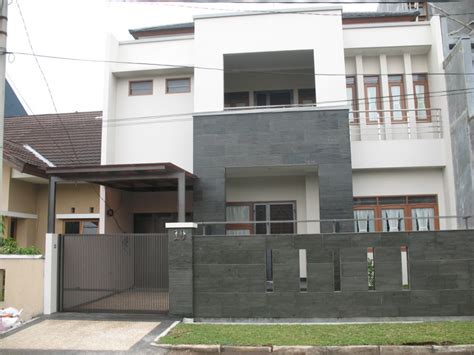gambar desain tembok rumah batu alam contoh