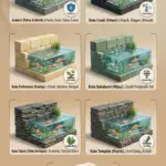 Infografis 7 jenis batu alam seperti andesit sukabumi untuk dinding kolam ikan tahan air Sinergi Stone