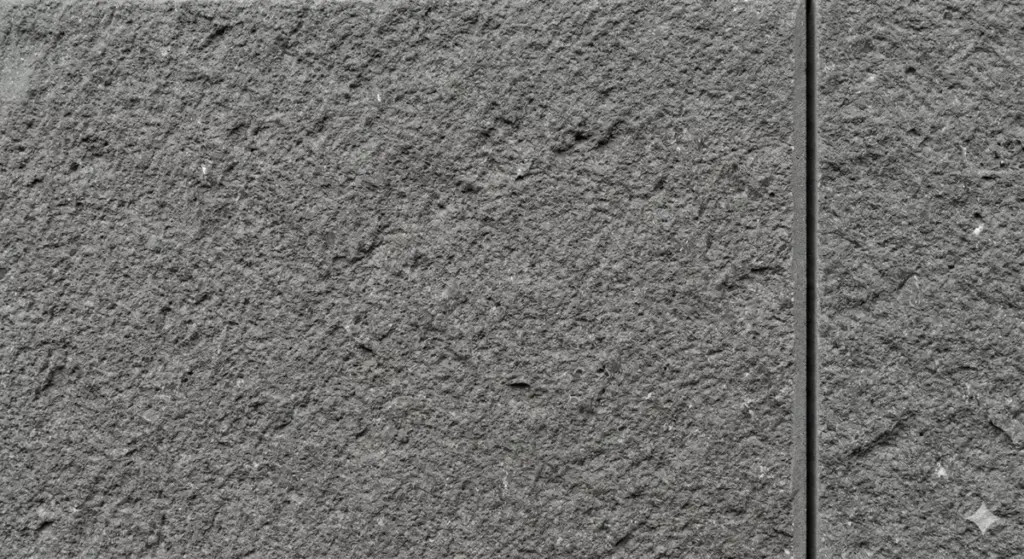 Tekstur kasar batu andesit flamed proses bakar untuk lantai carport tahan licin