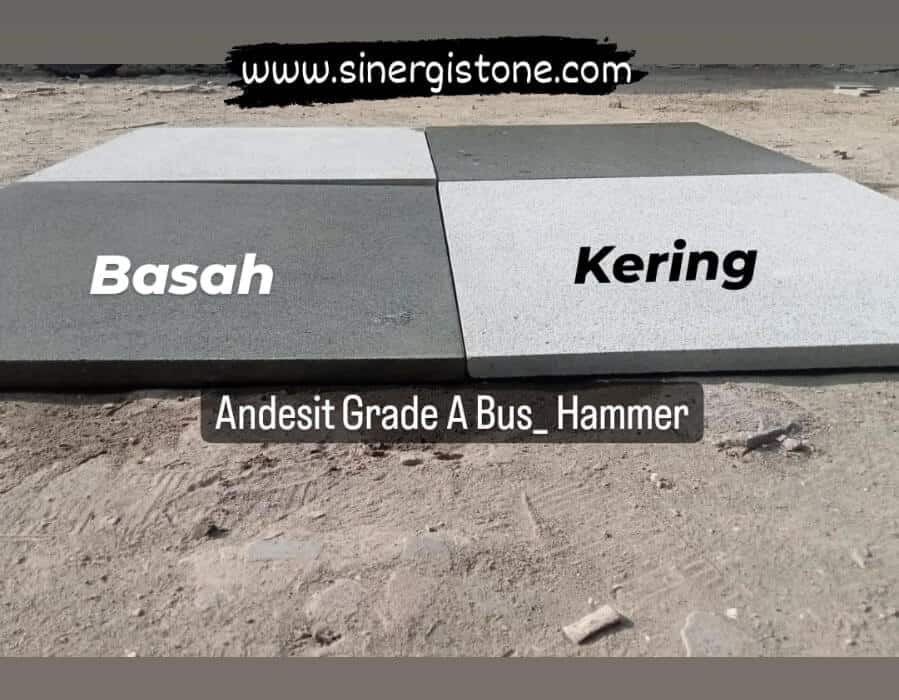 andesit bush hammer grade A