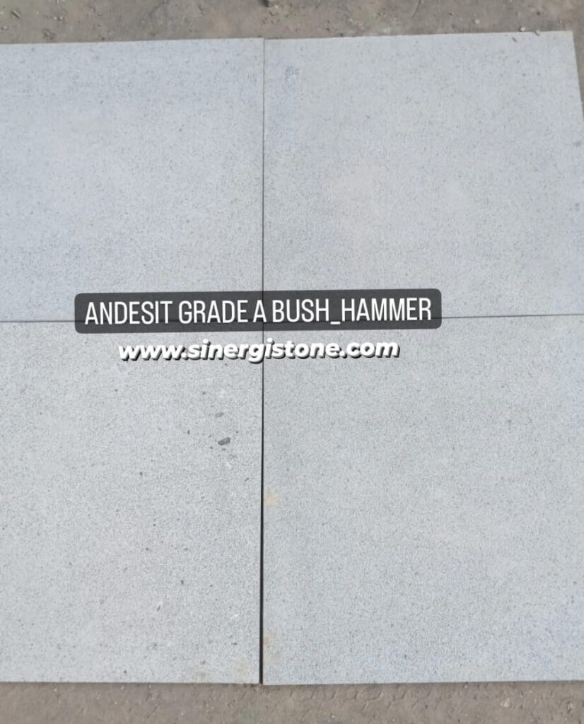 Batu Alam Andesit Bush Hammer: Produk Lokal Kelas Dunia 2