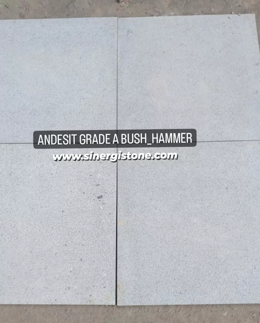 Batu Andesit Bush Hammered